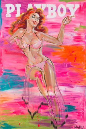 Open image in slideshow, Pink Playboy (Museum Grade Print)
